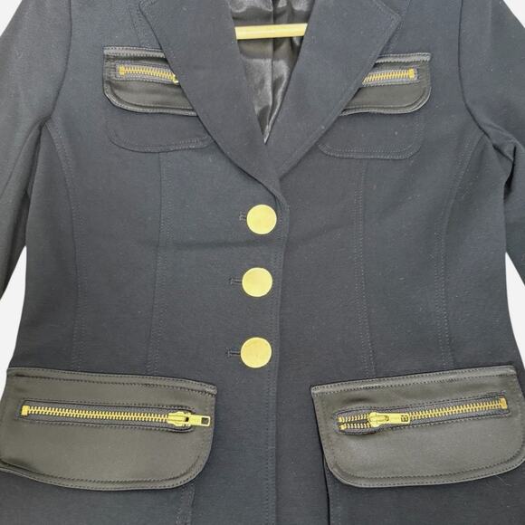 CACHE Contour Collection 2 Piece Set Black Blazer Jacket & Pants, Size: S/4 - Picture 5 of 11